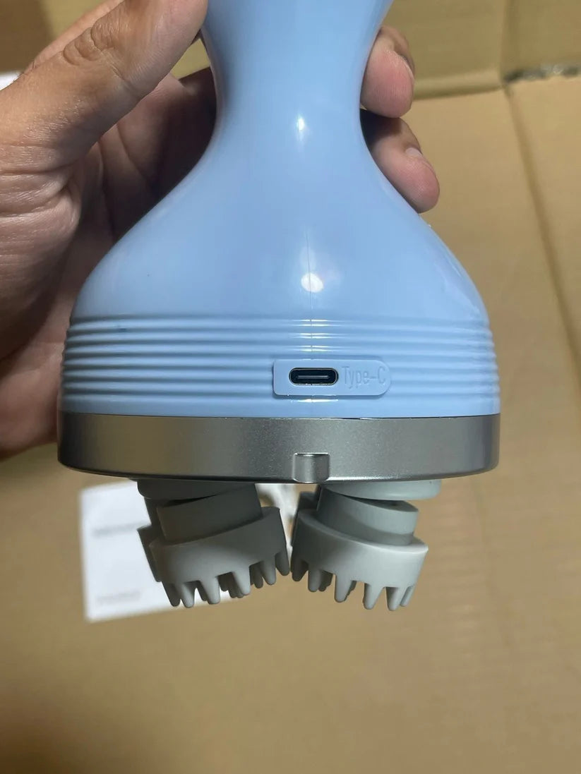 Portable Electric Scalp Massager for Hair Growth & Stress Relief Men & Women